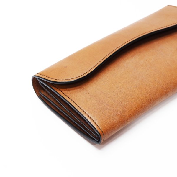 画像3: WILD SWANS(ワイルドスワンズ)WAVE(ウェイブ)ロングウォレット"フルグレインブライドル"/Dark Stain(ダークステイン) (3)