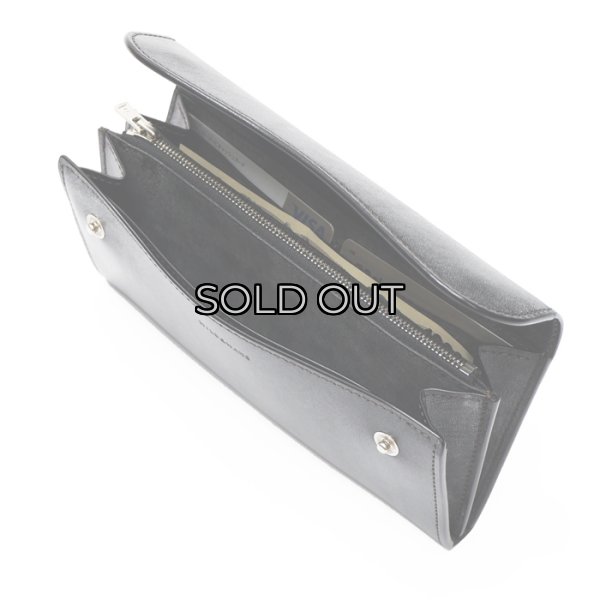 画像7: WILD SWANS（ワイルドスワンズ）WAVE（ウェイブ）ロングウォレット"フルグレインブライドル"/Black（ブラック） (7)