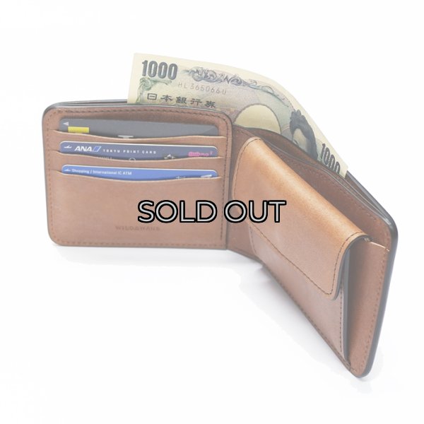 画像5: WILD SWANS（ワイルドスワンズ）GROUNDER（グラウンダー）2つ折りウォレット"フルグレインブライドル"/Dark Stain（ダークステイン） (5)