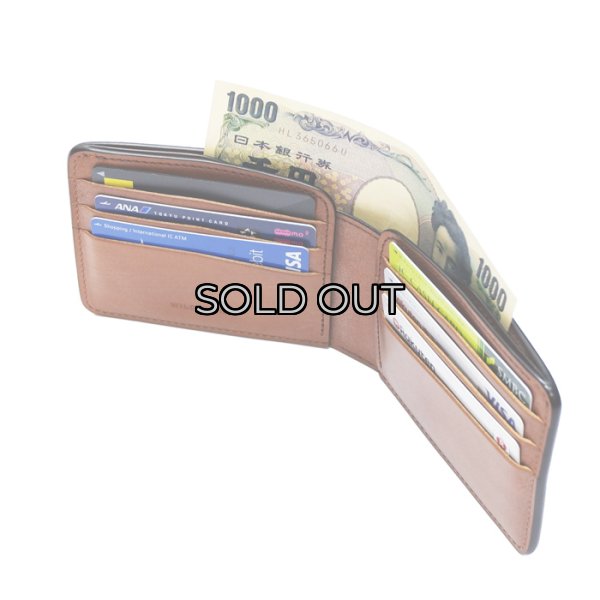 画像6: WILD SWANS（ワイルドスワンズ）WINGS（ウイングス）2つ折りウォレットコインケース無し"フルグレインブライドル"/Dark Stain（ダークステイン） (6)