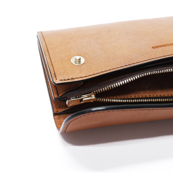 画像6: WILD SWANS(ワイルドスワンズ)WAVE(ウェイブ)ロングウォレット"フルグレインブライドル"/Dark Stain(ダークステイン) (6)