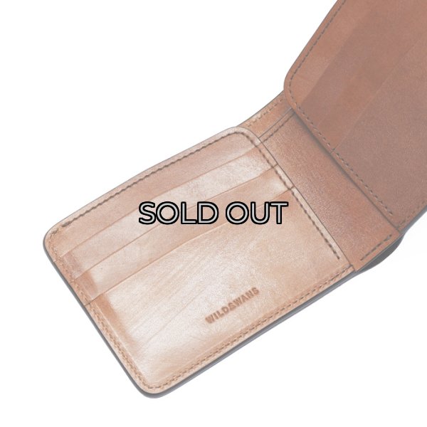 画像4: WILD SWANS（ワイルドスワンズ）WINGS（ウイングス）2つ折りウォレットコインケース無し"フルグレインブライドル"/Dark Stain（ダークステイン） (4)