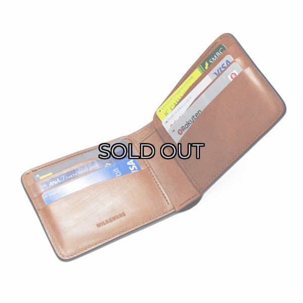 画像5: WILD SWANS（ワイルドスワンズ）WINGS（ウイングス）2つ折りウォレットコインケース無し"フルグレインブライドル"/Dark Stain（ダークステイン） (5)
