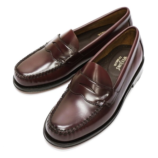 画像2: G.H.BASS(ジーエイチバス)LOGAN Moc Loafer(ローガン:モックローファー)"Leather Sole" / Wine(ワイン) (2)