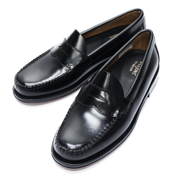 画像2: G.H.BASS(ジーエイチバス)LOGAN Moc Loafer(ローガン:モックローファー)"Leather Sole" / Black(ブラック) (2)