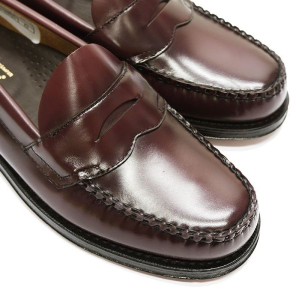 画像6: G.H.BASS(ジーエイチバス)LOGAN Moc Loafer(ローガン:モックローファー)"Leather Sole" / Wine(ワイン) (6)