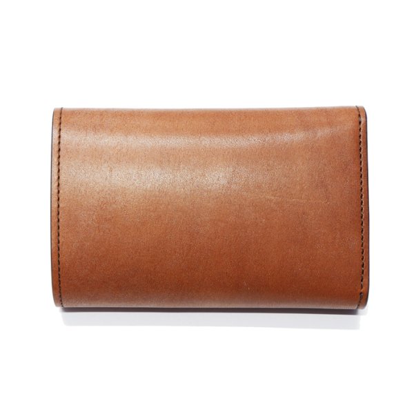 画像2: WILD SWANS(ワイルドスワンズ)BYRNE(バーン)3つ折りウォレット"フルグレインブライドル"/Dark Stain(ダークステイン) (2)