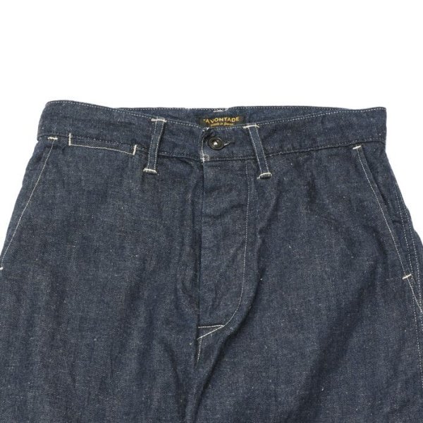 画像2: *A VONTADE(アボンタージ)Buckle back PW Denim Trousers(バックルバックPWデニムトラウザー)"11.5oz Selvedge Denim" / Indigo(インディゴ) (2)