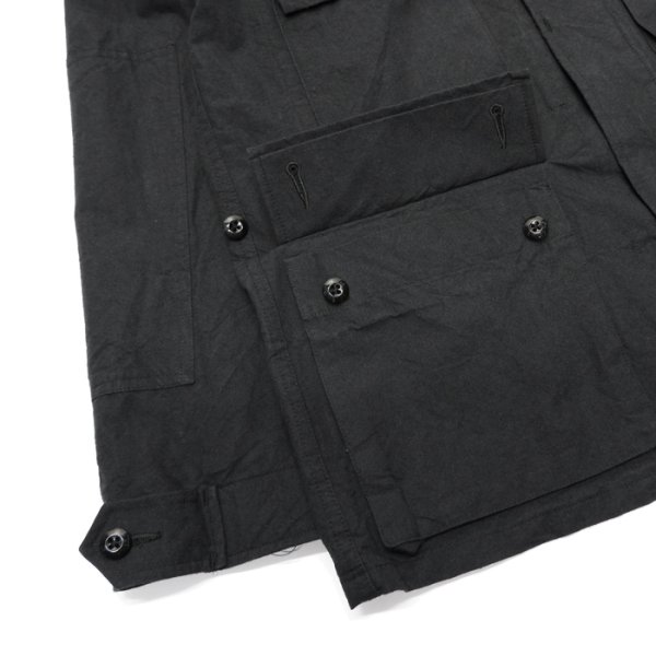 画像7: ＜50％OFF＞*A VONTADE（アボンタージ）BDU Tropical Jacket（BDUトロピカルジャケット）"Wool Cotton Buff Cloth" / Black（ブラック）※XSサイズのみ (7)