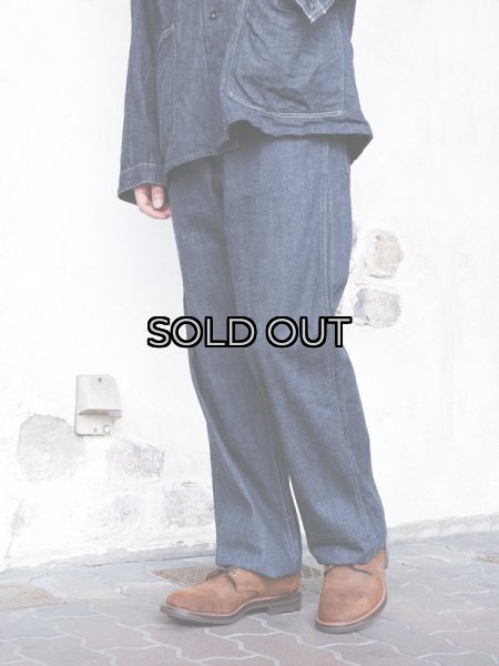 画像13: *A VONTADE（アボンタージ）Buckle back PW Denim Trousers（バックルバックPWデニムトラウザー）"11.5oz Selvedge Denim" / Indigo（インディゴ） (13)