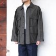 画像11: A VONTADE（アボンタージ）BDU Tropical Jacket（BDUトロピカルジャケット）Wool Cotton Buff Cloth/Charcoal（チャコールグレー） (11)