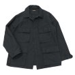 画像1: ＜50％OFF＞*A VONTADE（アボンタージ）BDU Tropical Jacket（BDUトロピカルジャケット）"Wool Cotton Buff Cloth" / Black（ブラック）※XSサイズのみ (1)