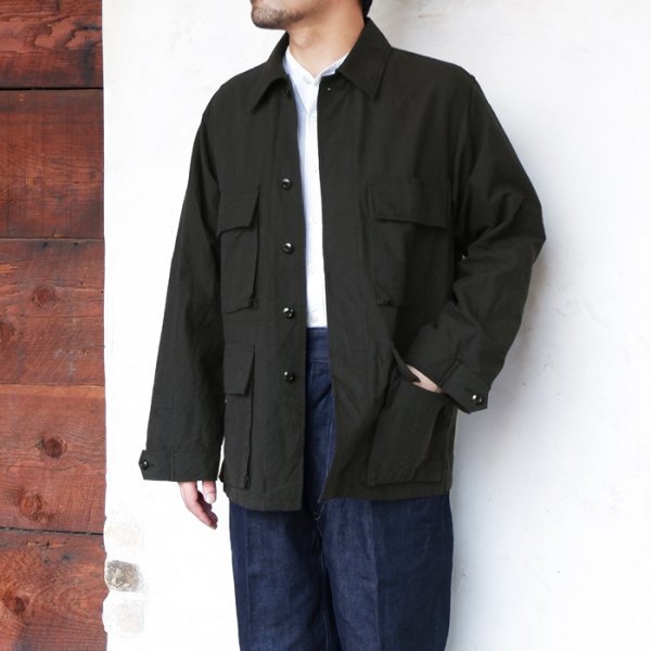 画像11: ＜50％OFF＞*A VONTADE（アボンタージ）BDU Tropical Jacket（BDUトロピカルジャケット）"Wool Cotton Buff Cloth" / Black（ブラック）※XSサイズのみ (11)
