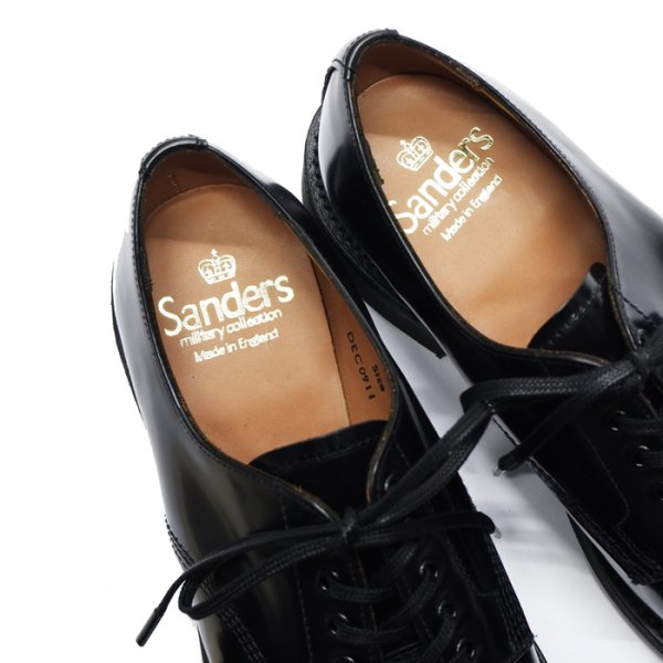 画像7: SANDERS(サンダース)Female Plain Toe Shoe Rubber Sole(レディース プレーントゥシューズ ラバーソール)/Black(ブラック) (7)