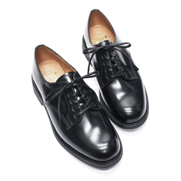 画像3: SANDERS(サンダース)Female Plain Toe Shoe Rubber Sole(レディース プレーントゥシューズ ラバーソール)/Black(ブラック) (3)