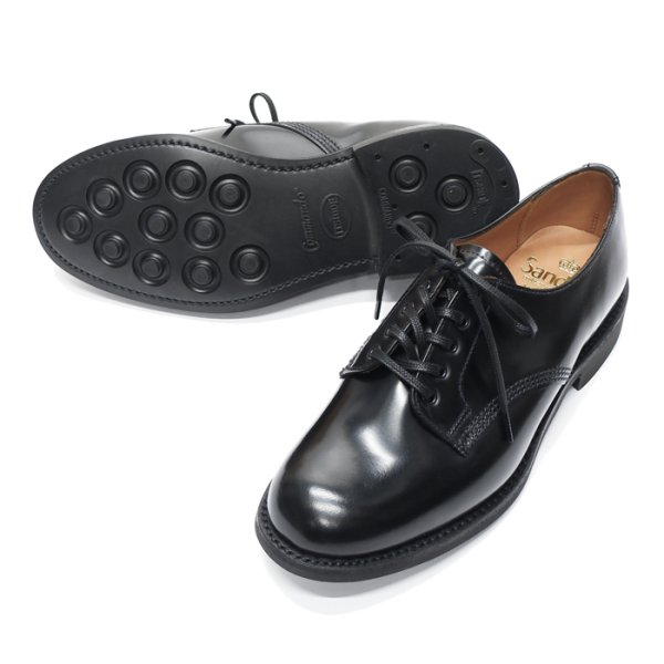 画像4: SANDERS(サンダース)Female Plain Toe Shoe Rubber Sole(レディース プレーントゥシューズ ラバーソール)/Black(ブラック) (4)