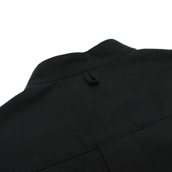 画像6: ＜50％OFF＞*A VONTADE（アボンタージ）Banded Collar Shirts（バンドカラーシャツ）”Cotton Nepped Silk Brushed Sheeting” / Black（ブラック）Lサイズのみ (6)