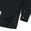 画像5: *A VONTADE（アボンタージ）Banded Collar Shirts（バンドカラーシャツ）”Cotton Nepped Silk Brushed Sheeting” / Black（ブラック） (5)