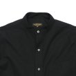 画像3: *A VONTADE（アボンタージ）Banded Collar Shirts（バンドカラーシャツ）”Cotton Nepped Silk Brushed Sheeting” / Black（ブラック） (3)