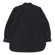 画像2: *A VONTADE（アボンタージ）Banded Collar Shirts（バンドカラーシャツ）”Cotton Nepped Silk Brushed Sheeting” / Black（ブラック） (2)