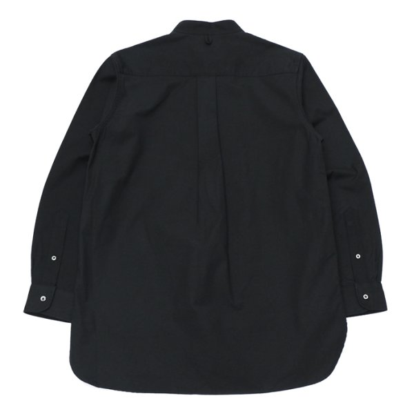 画像2: ＜50％OFF＞*A VONTADE（アボンタージ）Banded Collar Shirts（バンドカラーシャツ）”Cotton Nepped Silk Brushed Sheeting” / Black（ブラック）Lサイズのみ (2)