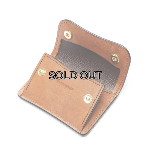 画像5: WILD SWANS（ワイルドスワンズ）TONGUE（タング）マルチコインケース"フルグレインブライドル"/Dark Stain（ダークステイン） (5)