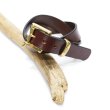 画像1: Martin Faizey（マーティンフェイジー）1.25inch Quick Release Belt（クイックリリースベルト）/A.Nut（ダークブラウン） (1)