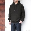 画像11: blurhms ROOTSTOCK（ブラームスルーツストック）Soft&Hard Sweat Hoodie Pullover（ソフト&ハードスウェットフーディプルオーバー）/Heather White（ヘザーホワイト）・Ink Black（インクブラック） (11)