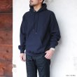 画像11: blurhms ROOTSTOCK（ブラームスルーツストック）Soft&Hard Sweat Hoodie Pullover（ソフト&ハードスウェットフーディプルオーバー）/Ink Blue（インクブルー）・Black Green（ブラックグリーン）※サイズ３(M)のみ！ (11)