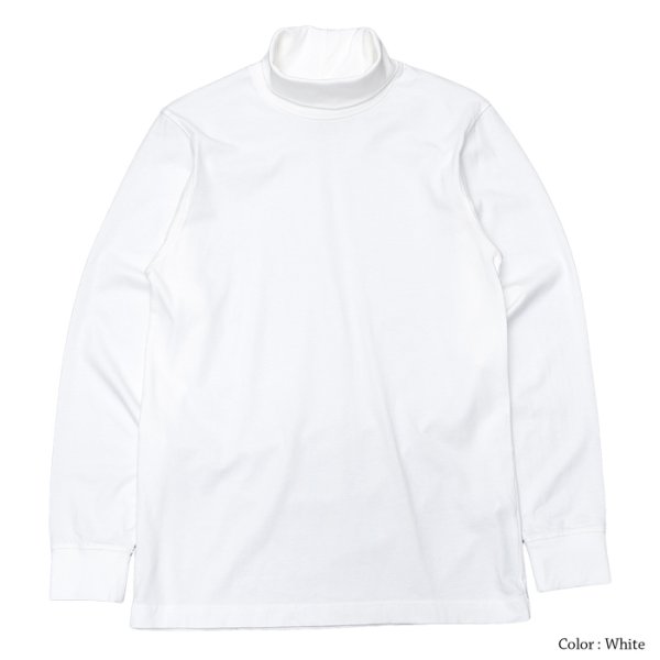 画像2: L.L.Bean(エルエルビーン)Carefree Unshrinkable Turtleneck(ケアフリー・アンシュリンカブル・タートルネック)/ White(ホワイト)・Black(ブラック) (2)