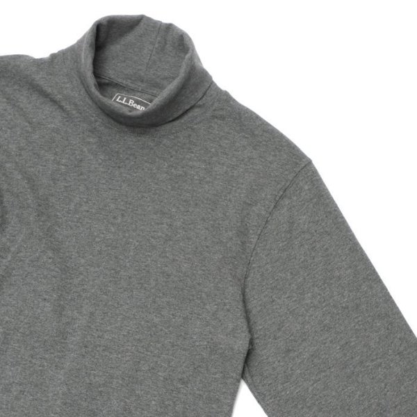 画像7: L.L.Bean（エルエルビーン）Carefree Unshrinkable Turtleneck（ケアフリー・アンシュリンカブル・タートルネック）/ Navy（ネイビー）・Charcoal（チャコールグレー） (7)