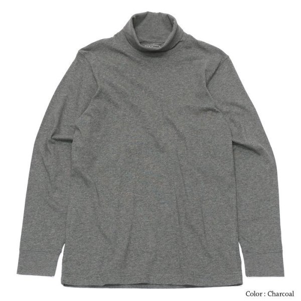 画像4: L.L.Bean（エルエルビーン）Carefree Unshrinkable Turtleneck（ケアフリー・アンシュリンカブル・タートルネック）/ Navy（ネイビー）・Charcoal（チャコールグレー） (4)