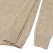 画像5: INVERALLAN（インバーアラン）Roll Neck Saddle Shoulder Sweater（ロールネックサドルショルダーセーター）Geelong Lambswool/Dark Natural（ダークナチュラル） (5)