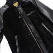 画像7: Y'2 LEATHER（ワイツーレザー）STEER SUEDE×STEER OIL RIB JACKET（ステアスエード×ステアオイル リブジャケット）/Black（ブラック） (7)