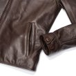 画像5: Y'2 LEATHER（ワイツーレザー）STEER OIL SINGLE RIDERS（ステアオイル 襟付きシングルライダース）/Brown（ブラウン） (5)