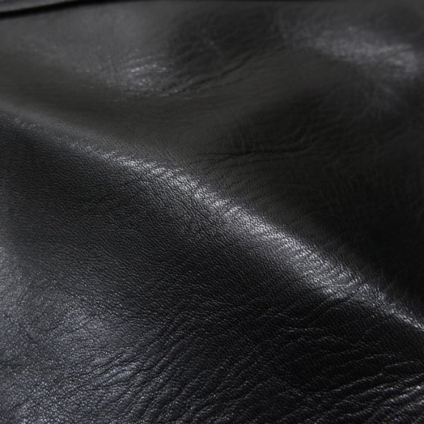 画像10: 【PointUp10%11/10迄】Y'2 LEATHER(ワイツーレザー)ANILINE HORSE SHIRT JACKET(アニリンホースシャツジャケット)/Black(ブラック) (10)