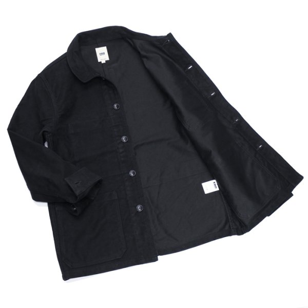 画像6: F.O.B FACTORY(エフオービーファクトリー)FRENCH MOLESKIN JACKET(フレンチモールスキンジャケット)"Heavy Moleskin" / Black(ブラック) (6)