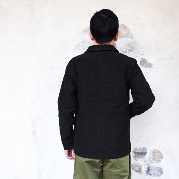 画像9: F.O.B FACTORY(エフオービーファクトリー)FRENCH MOLESKIN JACKET(フレンチモールスキンジャケット)"Heavy Moleskin" / Black(ブラック) (9)