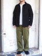 画像10: F.O.B FACTORY（エフオービーファクトリー）FRENCH MOLESKIN JACKET（フレンチモールスキンジャケット）HEAVY MOLESKIN/Black（ブラック） (10)