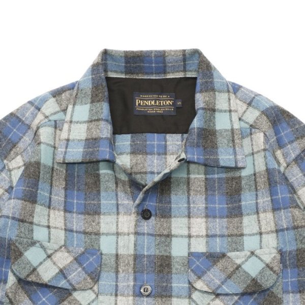 画像3: PENDLETON(ペンドルトン)THE ORIGINAL BOARD SHIRT(ザ・オリジナル・ボードシャツ)-Japan Fit-/Beach Boy Plaid Blue(ビーチボーイチェック・ブルー) (3)