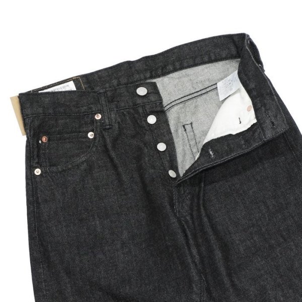 画像3: STUDIO D'ARTISAN(ステュディオ・ダ・ルチザン)ウォッシュジーンズ "テーパード” 13oz/Black(ブラック)ワンウォッシュ【裾上げ無料】 (3)