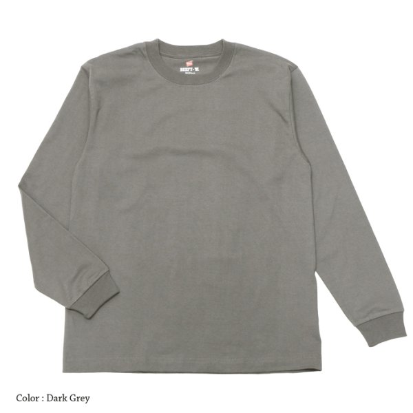 画像5: Hanes(ヘインズ)BEEFY Long Sleeve T-Shirt(ビーフィーロングスリーブTシャツ)/ 4Colors(全4色展開) (5)