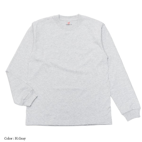 画像4: Hanes(ヘインズ)BEEFY Long Sleeve T-Shirt(ビーフィーロングスリーブTシャツ)/ 4Colors(全4色展開) (4)