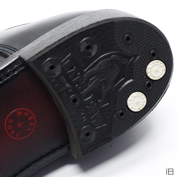 画像9: WHEEL ROBE(ウィールローブ)PLAIN TOE DERBY(プレーントゥダービー)/Burgundy(バーガンディ) (9)