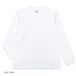 画像2: Hanes（ヘインズ）BEEFY Long Sleeve T-Shirt（ビーフィーロングスリーブTシャツ）/White（ホワイト）・Navy（ネイビー）・H.Grey（ヘザーグレー）・Dark Grey（ダークグレー） (2)