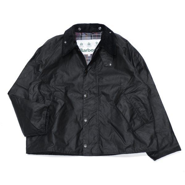 画像1: Barbour（バブァー）TRANSPORT WAX JACKET（トランスポートワックスジャケット）/Black（ブラック） (1)