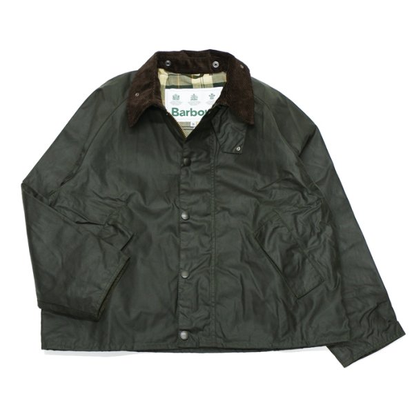 画像1: Barbour（バブァー）TRANSPORT WAX JACKET（トランスポートワックスジャケット）"Wax Cotton" / Sage（セージ） (1)