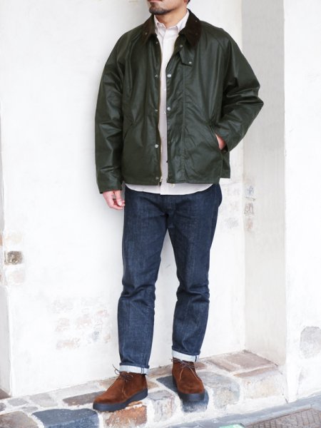 画像15: Barbour(バブァー)TRANSPORT WAX JACKET(トランスポートワックスジャケット)"Wax Cotton" / Sage(セージ) (15)