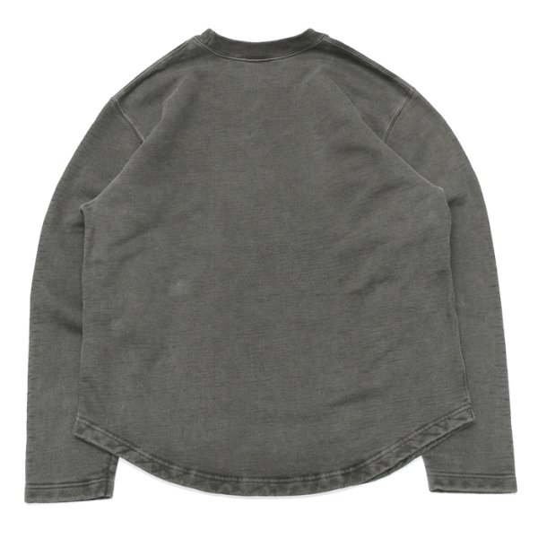 画像2: Good On（グッドオン）Rough Crew Sweat（ラフクルースウェット）"Pigment Dye" / Black（ブラック） (2)
