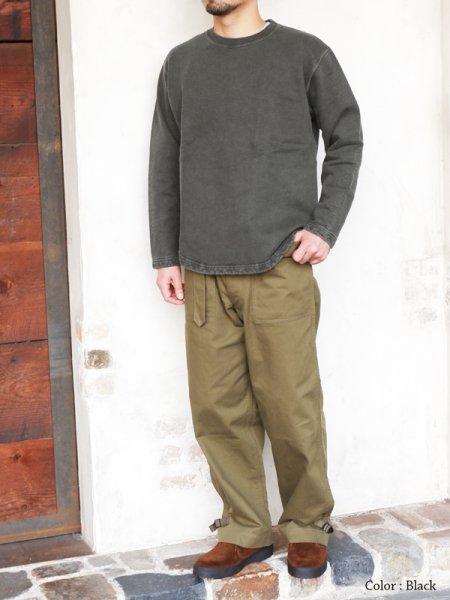 画像9: Good On(グッドオン)Rough Crew Sweat(ラフクルースウェット)"Pigment Dye" / Ajisai(アジサイ) (9)